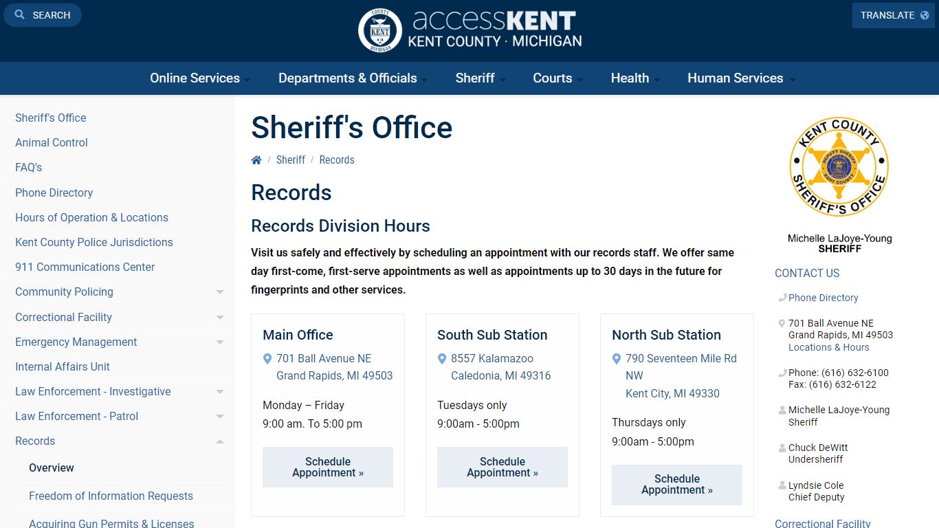 Records - Kent County, Michigan